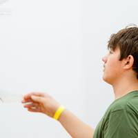 MSO 2025 Student in helicopter event